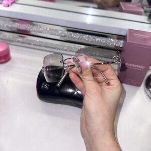 Chanel Swavroski Crystal Vintage Sunglasses